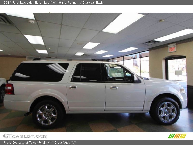 White Platinum / Charcoal Black 2014 Ford Expedition EL Limited 4x4