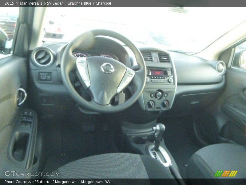 Graphite Blue / Charcoal 2015 Nissan Versa 1.6 SV Sedan