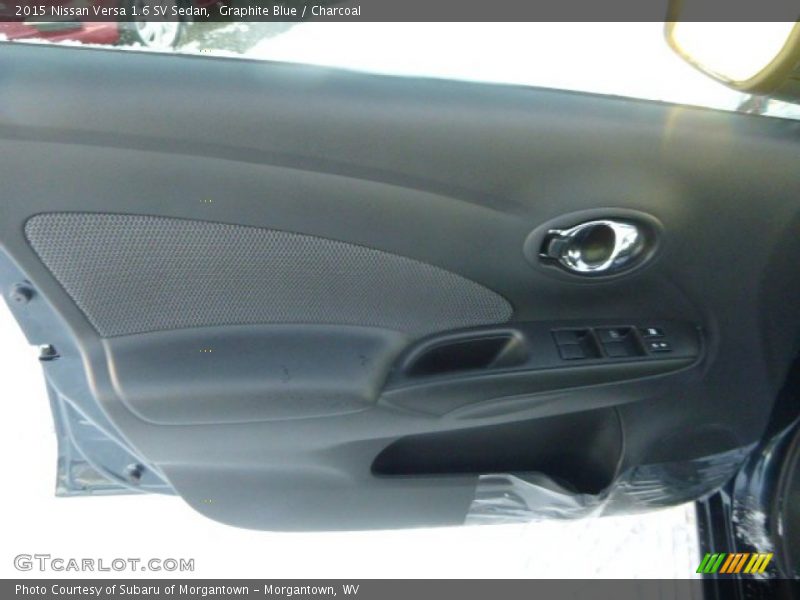 Graphite Blue / Charcoal 2015 Nissan Versa 1.6 SV Sedan