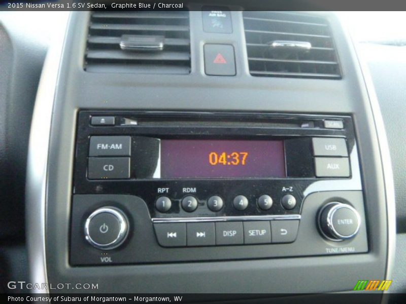 Graphite Blue / Charcoal 2015 Nissan Versa 1.6 SV Sedan