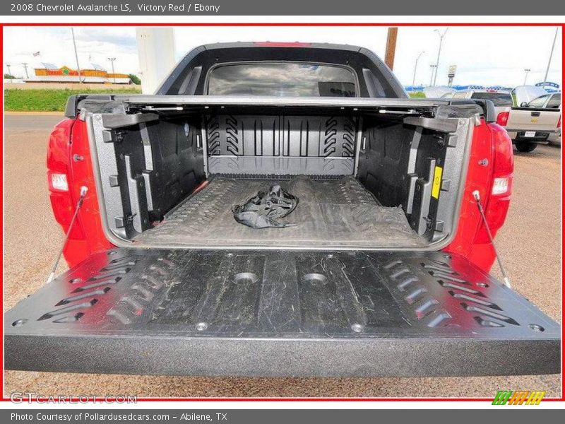 Victory Red / Ebony 2008 Chevrolet Avalanche LS