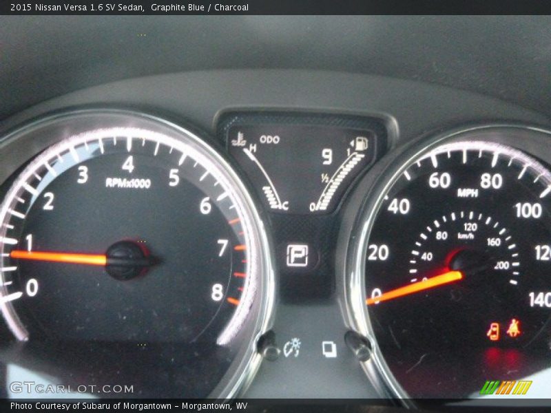 Graphite Blue / Charcoal 2015 Nissan Versa 1.6 SV Sedan