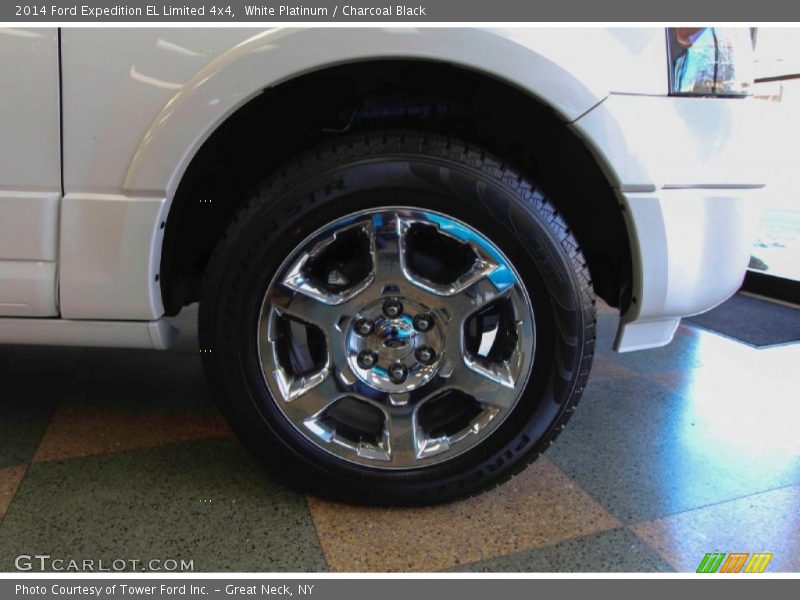 White Platinum / Charcoal Black 2014 Ford Expedition EL Limited 4x4