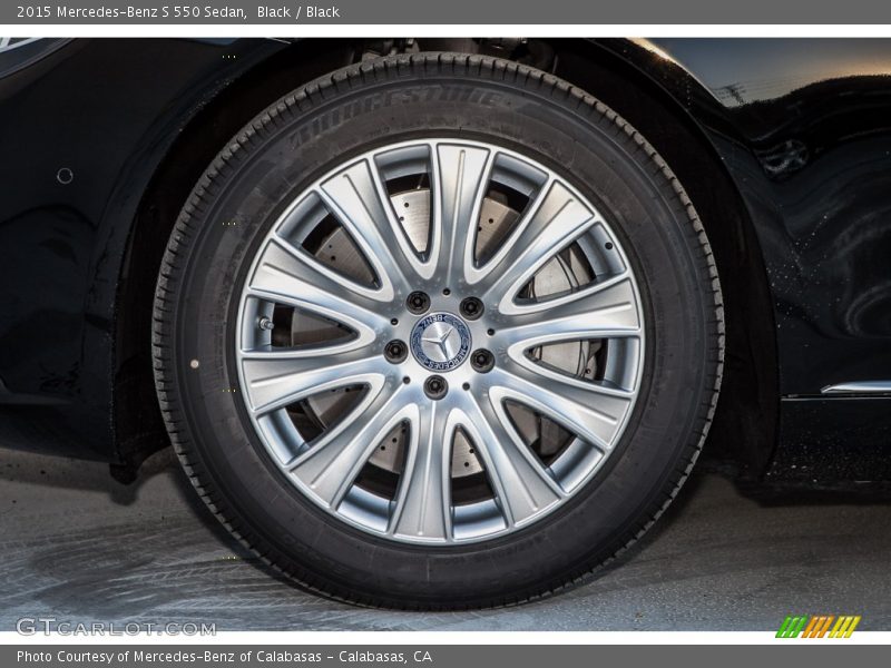 Black / Black 2015 Mercedes-Benz S 550 Sedan