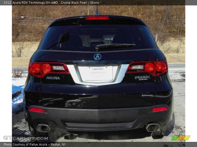Crystal Black Pearl / Ebony 2012 Acura RDX Technology SH-AWD