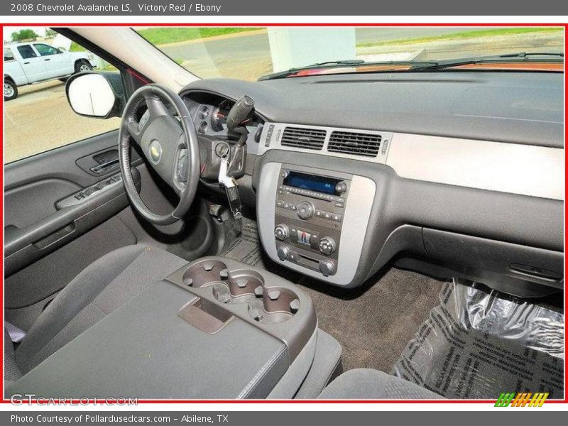 Victory Red / Ebony 2008 Chevrolet Avalanche LS