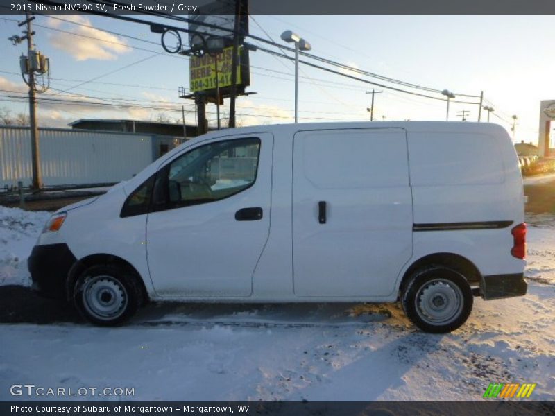 Fresh Powder / Gray 2015 Nissan NV200 SV