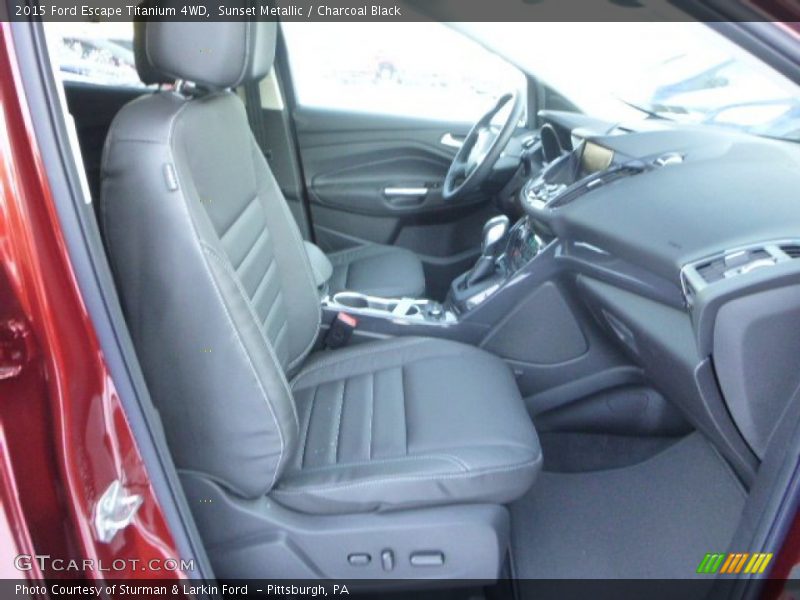 Sunset Metallic / Charcoal Black 2015 Ford Escape Titanium 4WD