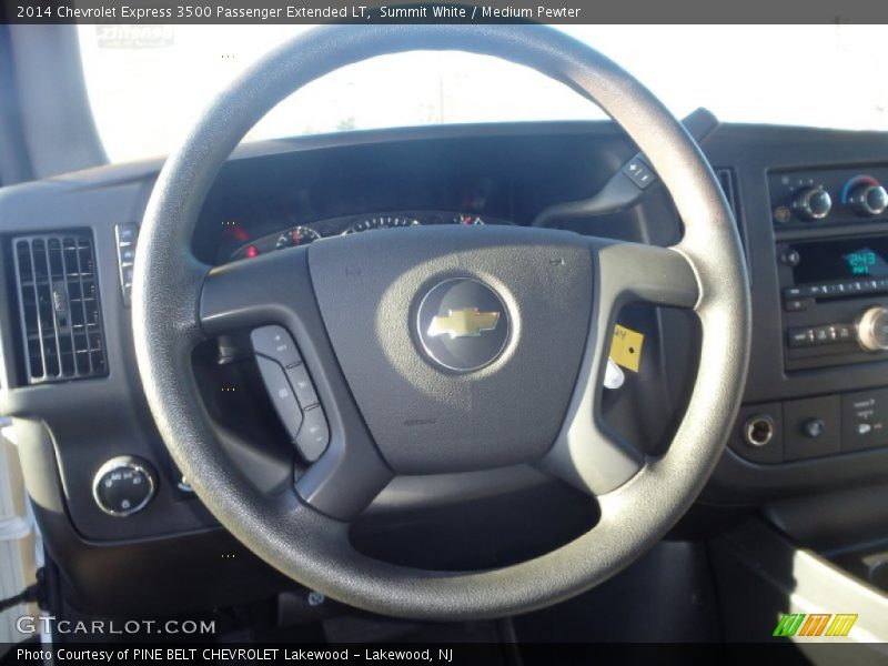 Summit White / Medium Pewter 2014 Chevrolet Express 3500 Passenger Extended LT