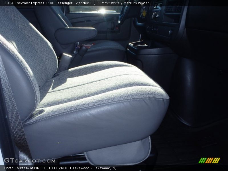 Summit White / Medium Pewter 2014 Chevrolet Express 3500 Passenger Extended LT