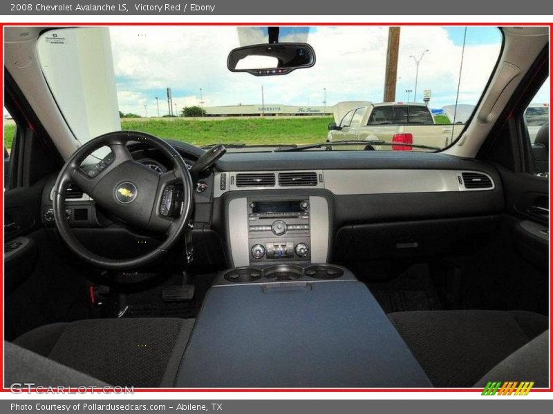 Victory Red / Ebony 2008 Chevrolet Avalanche LS