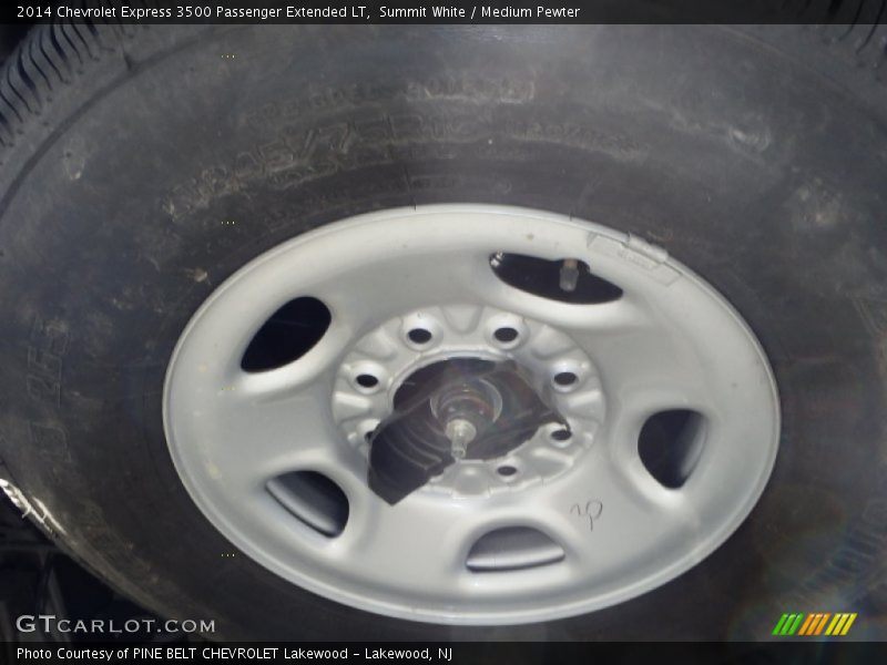 Summit White / Medium Pewter 2014 Chevrolet Express 3500 Passenger Extended LT