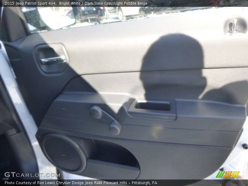 Bright White / Dark Slate Gray/Light Pebble Beige 2015 Jeep Patriot Sport 4x4