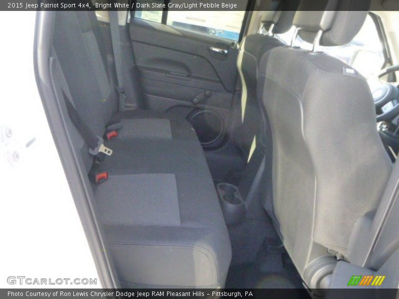 Bright White / Dark Slate Gray/Light Pebble Beige 2015 Jeep Patriot Sport 4x4