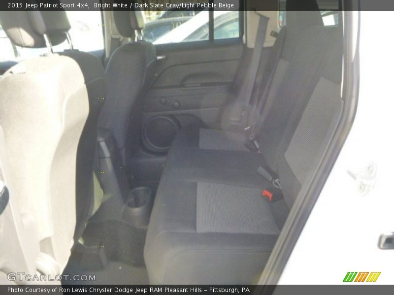 Bright White / Dark Slate Gray/Light Pebble Beige 2015 Jeep Patriot Sport 4x4