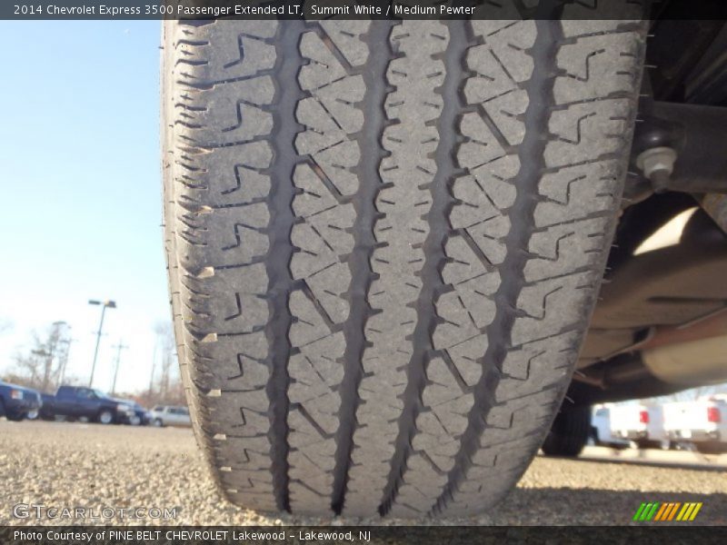 Summit White / Medium Pewter 2014 Chevrolet Express 3500 Passenger Extended LT