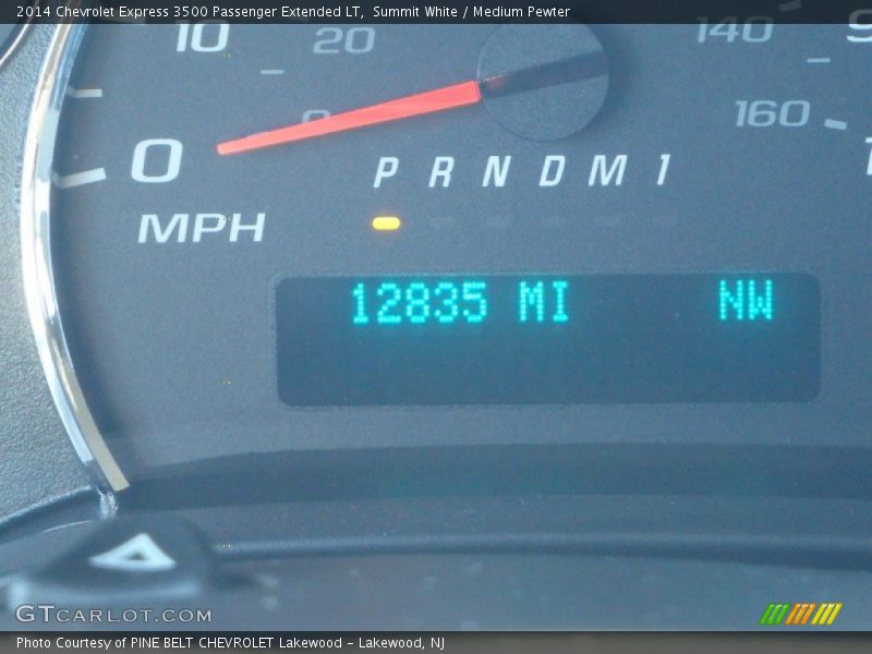 Summit White / Medium Pewter 2014 Chevrolet Express 3500 Passenger Extended LT