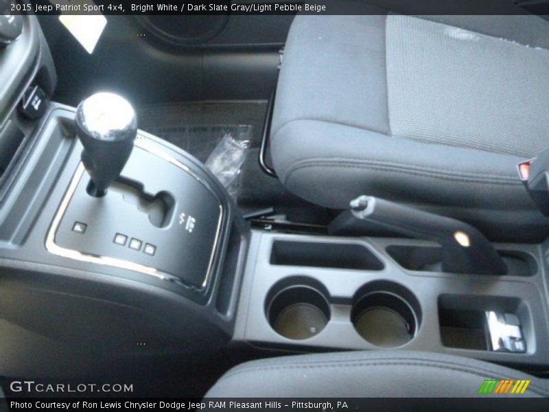 Bright White / Dark Slate Gray/Light Pebble Beige 2015 Jeep Patriot Sport 4x4