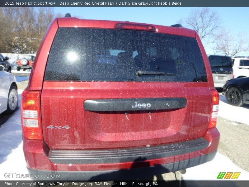 Deep Cherry Red Crystal Pearl / Dark Slate Gray/Light Pebble Beige 2015 Jeep Patriot Sport 4x4