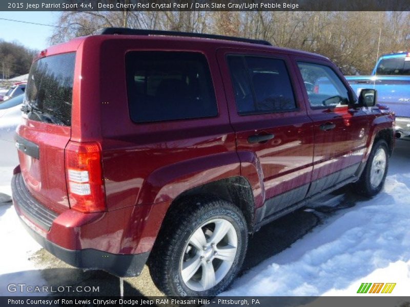 Deep Cherry Red Crystal Pearl / Dark Slate Gray/Light Pebble Beige 2015 Jeep Patriot Sport 4x4