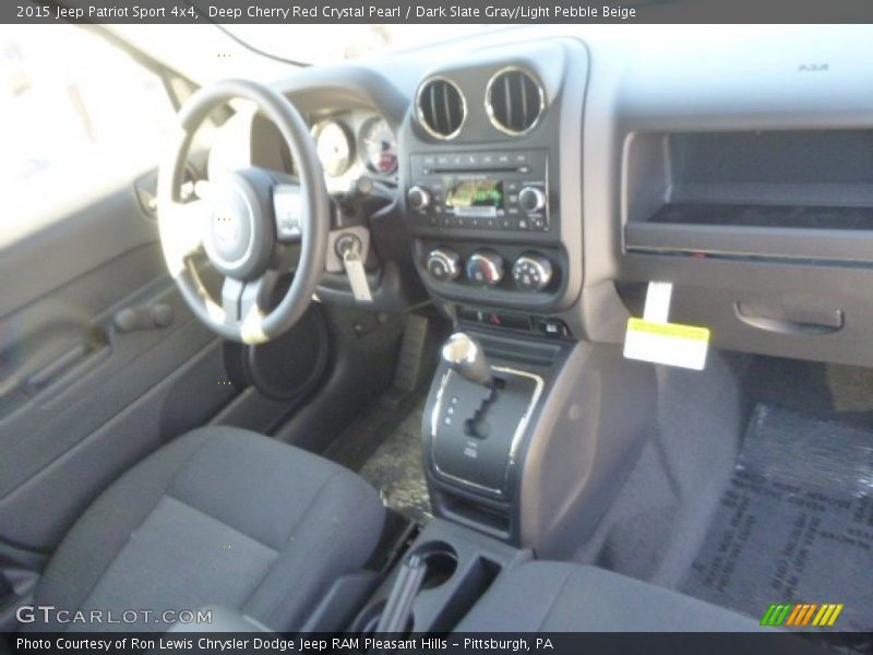 Deep Cherry Red Crystal Pearl / Dark Slate Gray/Light Pebble Beige 2015 Jeep Patriot Sport 4x4