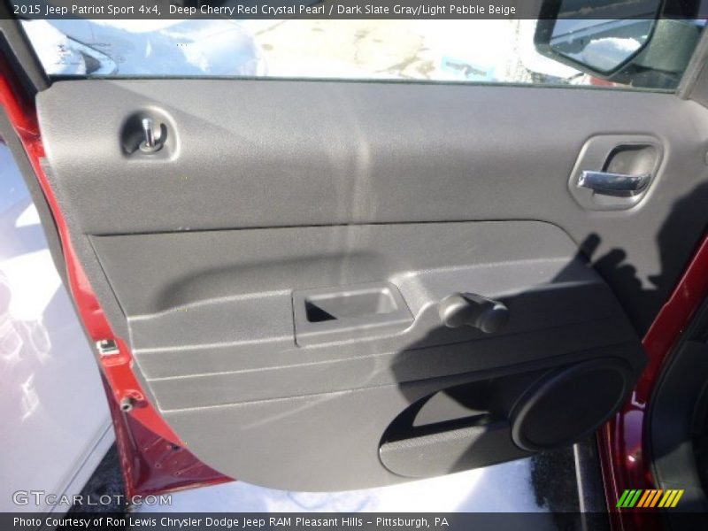 Deep Cherry Red Crystal Pearl / Dark Slate Gray/Light Pebble Beige 2015 Jeep Patriot Sport 4x4