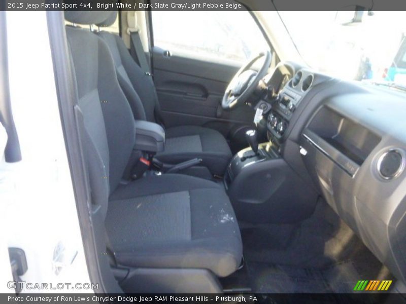 Bright White / Dark Slate Gray/Light Pebble Beige 2015 Jeep Patriot Sport 4x4