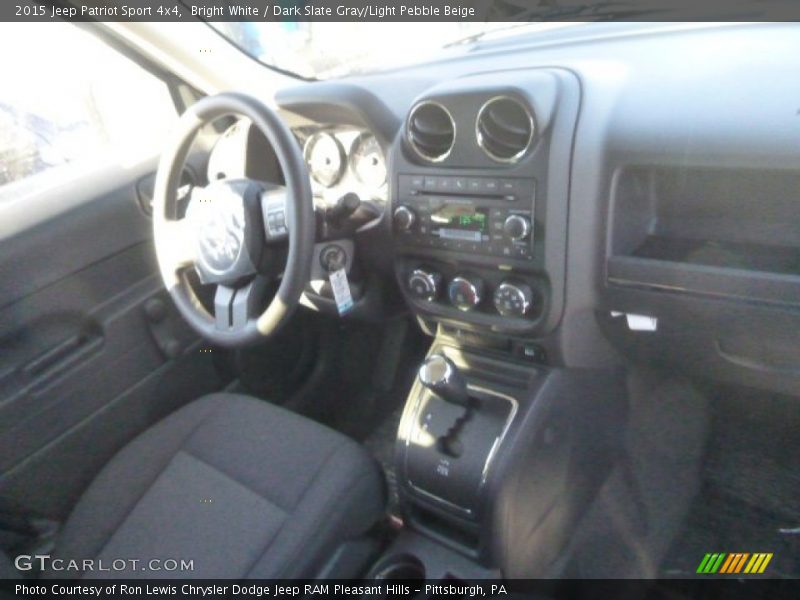 Bright White / Dark Slate Gray/Light Pebble Beige 2015 Jeep Patriot Sport 4x4