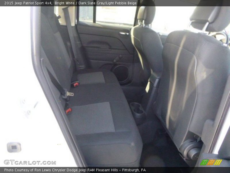 Bright White / Dark Slate Gray/Light Pebble Beige 2015 Jeep Patriot Sport 4x4