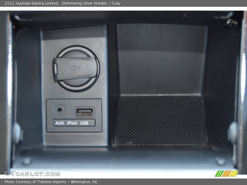 Shimmering Silver Metallic / Gray 2011 Hyundai Elantra Limited