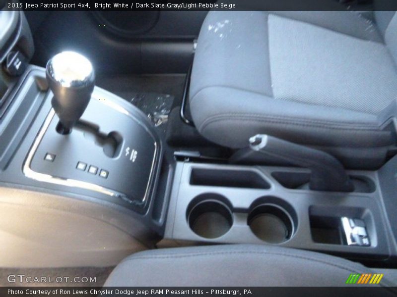 Bright White / Dark Slate Gray/Light Pebble Beige 2015 Jeep Patriot Sport 4x4