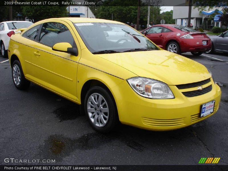 Rally Yellow / Ebony 2009 Chevrolet Cobalt LT Coupe