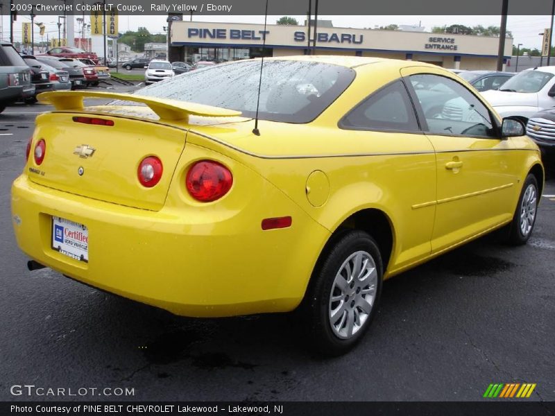 Rally Yellow / Ebony 2009 Chevrolet Cobalt LT Coupe