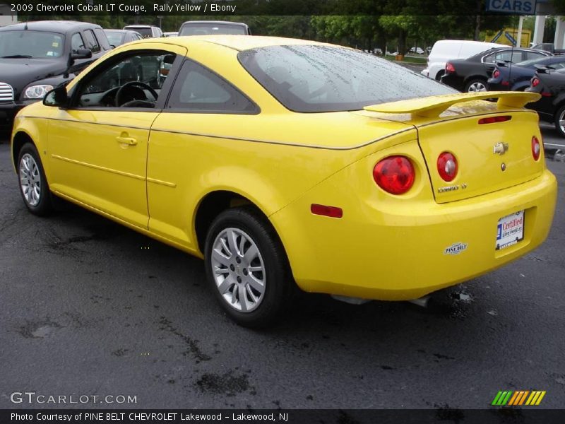 Rally Yellow / Ebony 2009 Chevrolet Cobalt LT Coupe