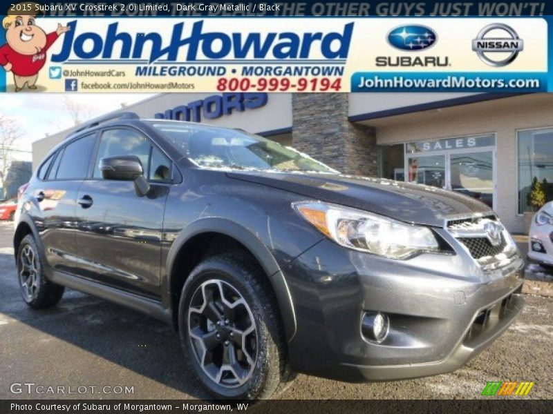Dark Gray Metallic / Black 2015 Subaru XV Crosstrek 2.0i Limited