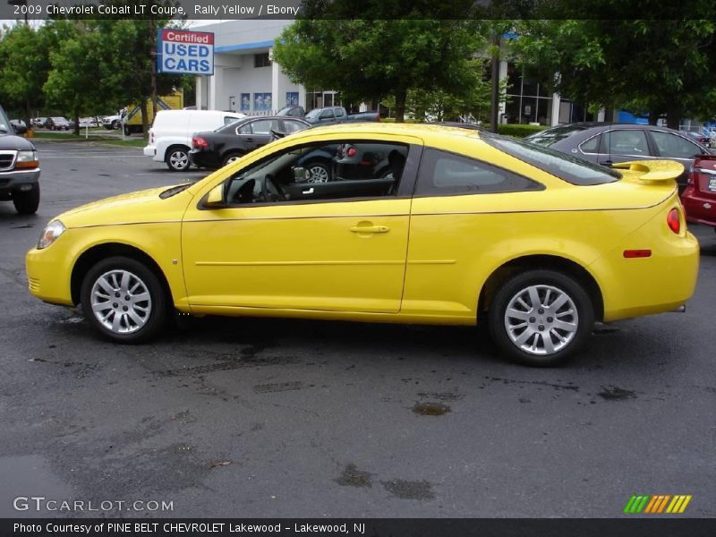 Rally Yellow / Ebony 2009 Chevrolet Cobalt LT Coupe