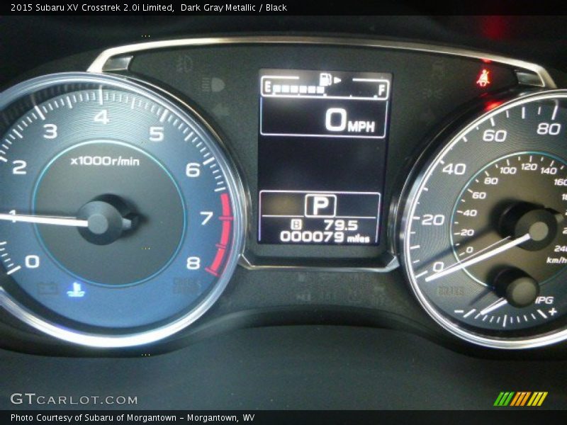 Dark Gray Metallic / Black 2015 Subaru XV Crosstrek 2.0i Limited
