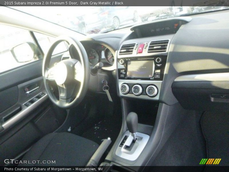 Dark Gray Metallic / Black 2015 Subaru Impreza 2.0i Premium 5 Door