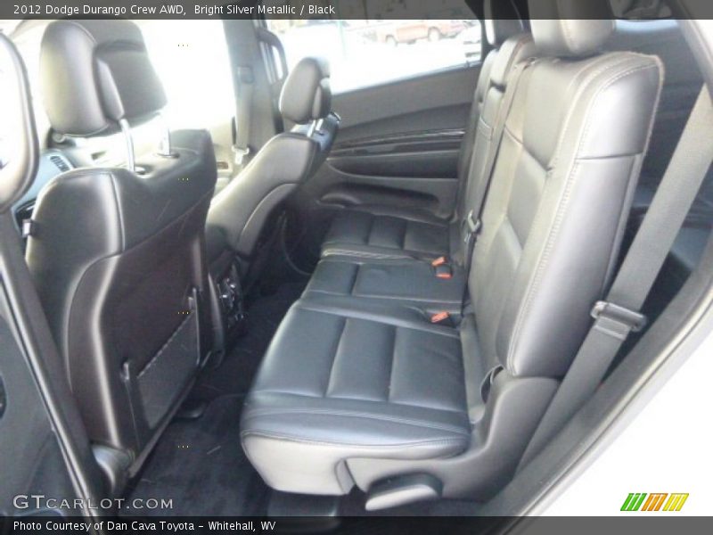 Bright Silver Metallic / Black 2012 Dodge Durango Crew AWD
