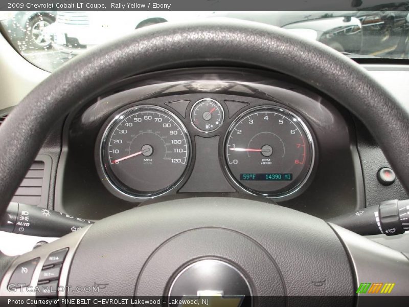 Rally Yellow / Ebony 2009 Chevrolet Cobalt LT Coupe