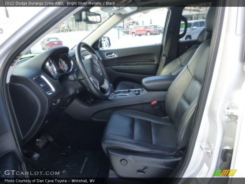 Bright Silver Metallic / Black 2012 Dodge Durango Crew AWD