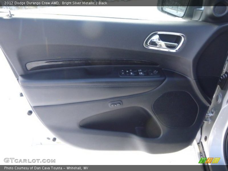 Bright Silver Metallic / Black 2012 Dodge Durango Crew AWD