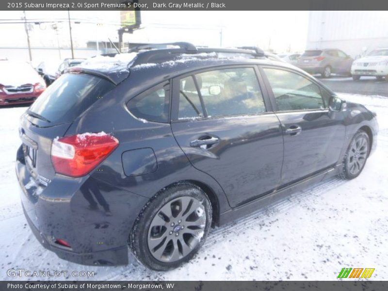 Dark Gray Metallic / Black 2015 Subaru Impreza 2.0i Sport Premium 5 Door