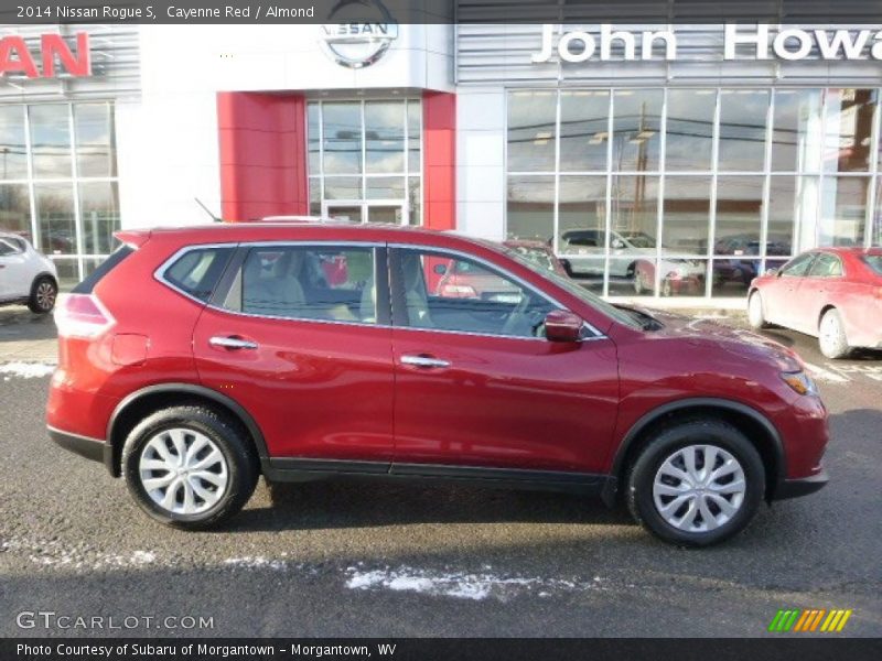 Cayenne Red / Almond 2014 Nissan Rogue S