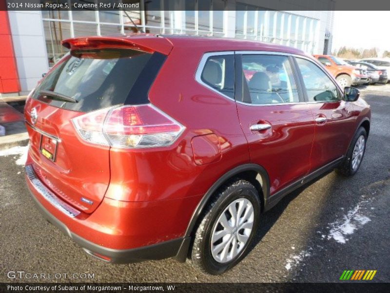 Cayenne Red / Almond 2014 Nissan Rogue S