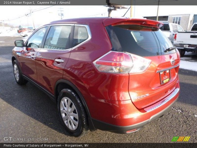 Cayenne Red / Almond 2014 Nissan Rogue S