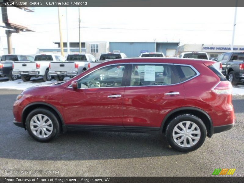 Cayenne Red / Almond 2014 Nissan Rogue S