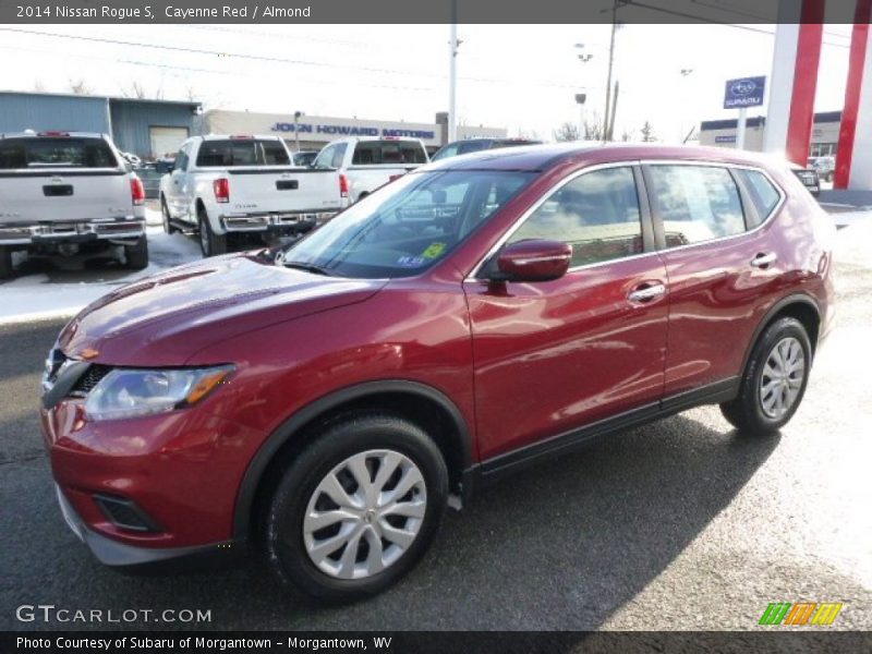 Cayenne Red / Almond 2014 Nissan Rogue S