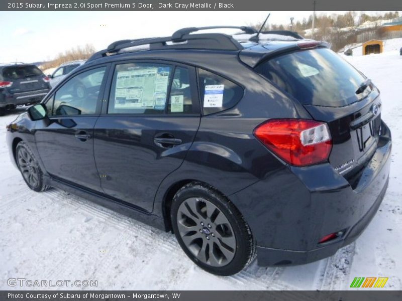 Dark Gray Metallic / Black 2015 Subaru Impreza 2.0i Sport Premium 5 Door