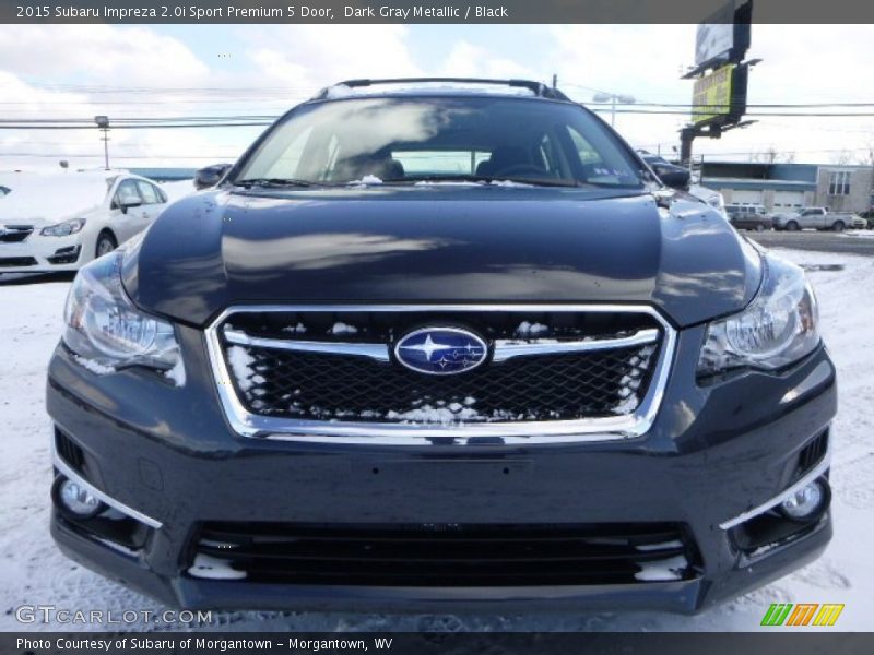 Dark Gray Metallic / Black 2015 Subaru Impreza 2.0i Sport Premium 5 Door